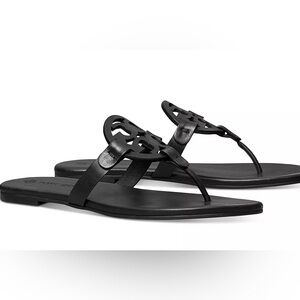 Tory Burch miller sandals. Black. Size 8.5